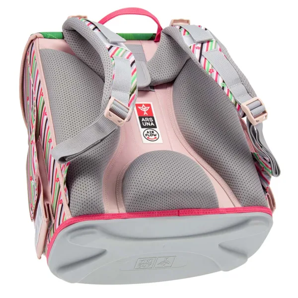 Ars Una: Think Pink kompaktowy ergonomiczny plecak szkolny z magnetycznym zapięciem, 33x41x24 cm zdjęcie 3
