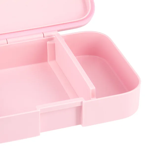 Ars Una: Think Pink pudełko na przekąski z kotkami z przegródką 15,3×21,6×5,2 cm zdjęcie 2