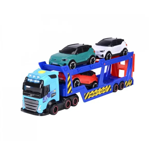 Autotransporter z 3 małymi samochodzikami - Dickie Toys zdjęcie 2
