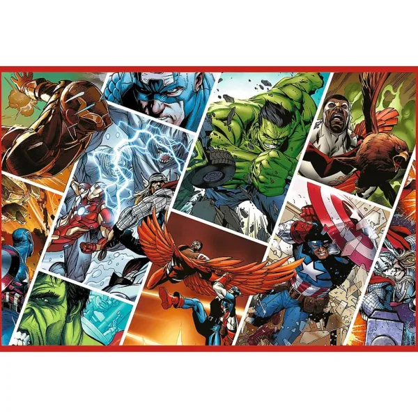 Avengers Obrońcy Świata 2x200 elementów puzzle – Trefl zdjęcie 2
