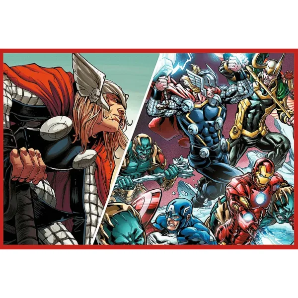 Avengers Obrońcy Świata 2x200 elementów puzzle – Trefl zdjęcie 3