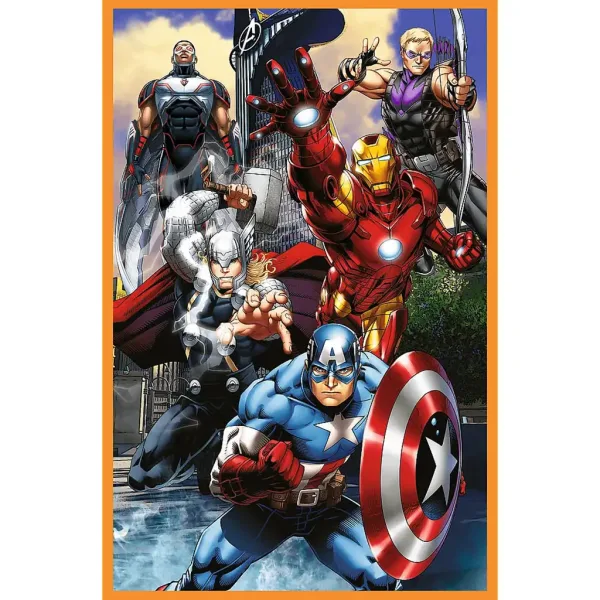 Avengers dzień pełen akcji 3x80 elementów puzzle - Trefl zdjęcie 3