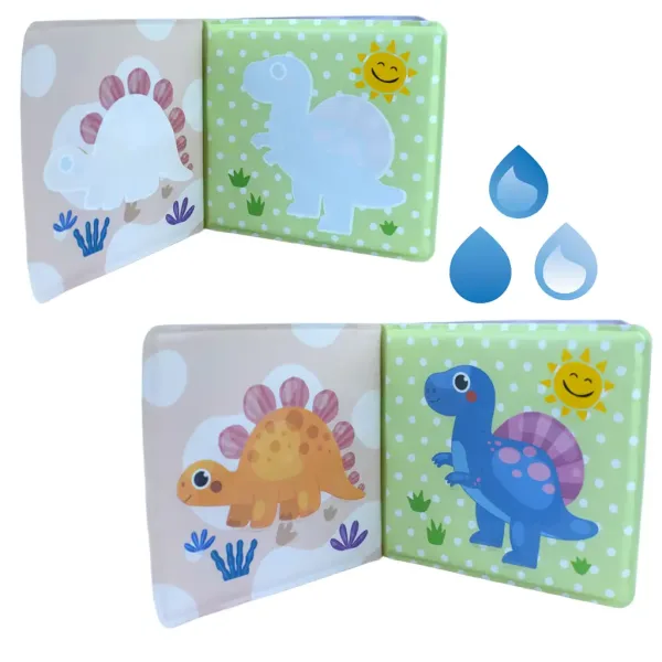 Baby Book: Dinozaury miękka książeczka do kąpieli 14x13 cm zdjęcie 3