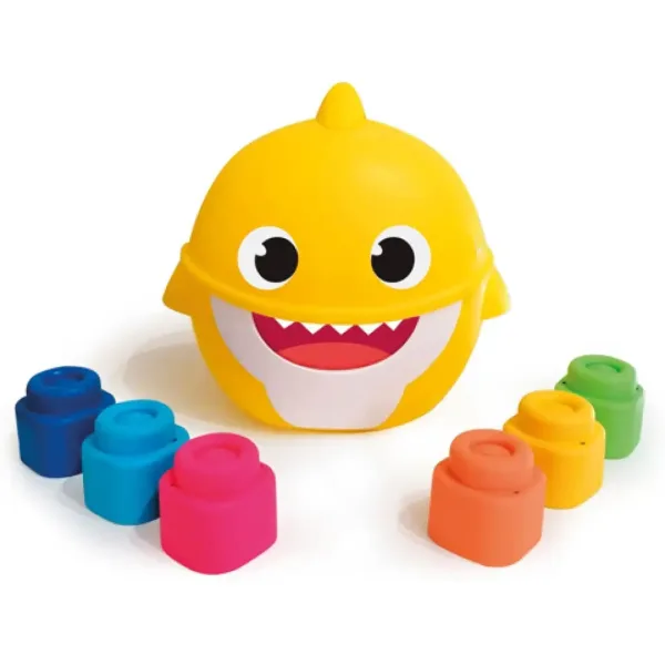 Baby Shark klocki w pojemniku - Clementoni zdjęcie 2