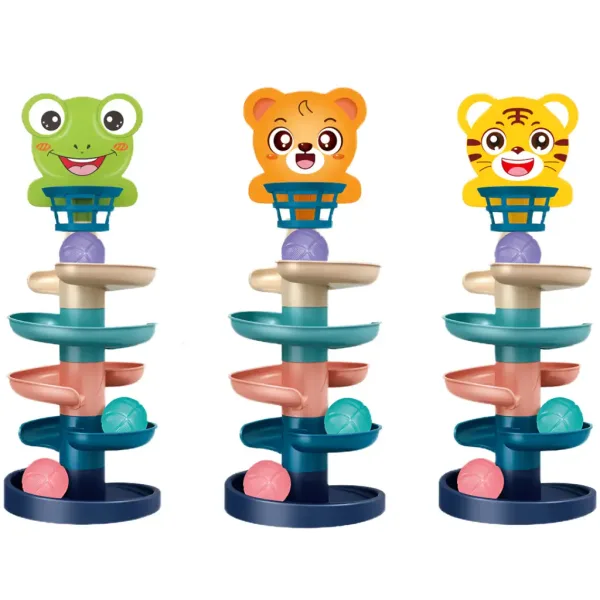 Ball Tower: Wesoła zwierzęca kulodrom w różnych wariantach 68x22cm 1 szt. zdjęcie 2