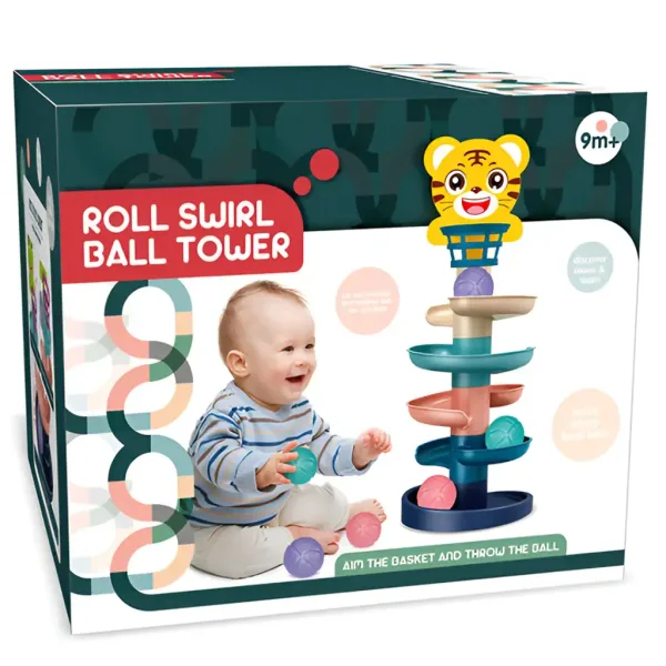 Ball Tower: Wesoła zwierzęca kulodrom w różnych wariantach 68x22cm 1 szt. zdjęcie 3