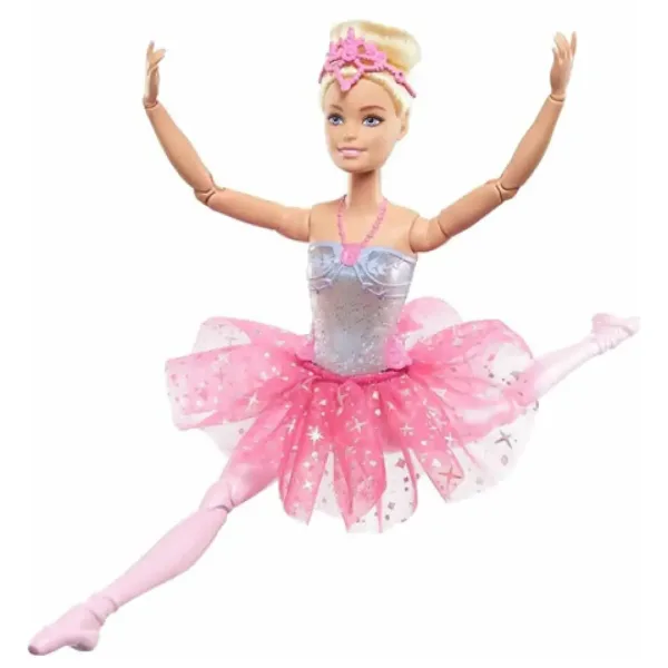 Barbie®: Olśniewająca Tęczowa Baletnica z blond włosami i światłem - Mattel zdjęcie 3