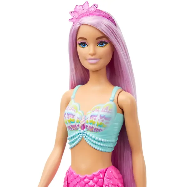 Barbie Dreamtopia: Magiczna fryzura syrenka lalka 2024 - Mattel zdjęcie 3