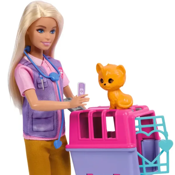 Barbie: Laleczka ratowniczka dzikich zwierząt z akcesoriami - Mattel zdjęcie 3