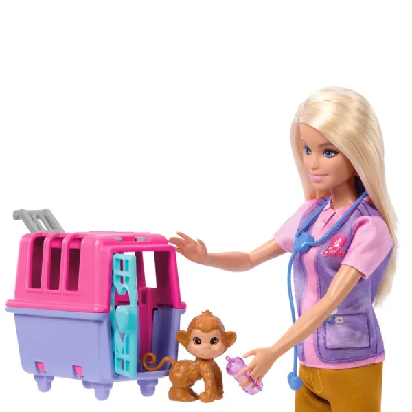 Barbie: Laleczka ratowniczka dzikich zwierząt z akcesoriami - Mattel zdjęcie 4