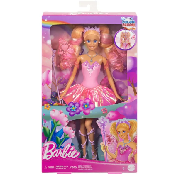 Barbie: Lalka wróżka zmieniająca kolor - Mattel zdjęcie 1