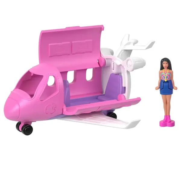 Barbie: Mini BarbieLand pojazdy - Zestaw Samolot Marzeń - Mattel zdjęcie 3