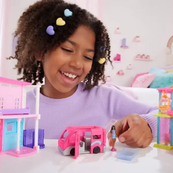 Barbie: Mini BarbieLand pojazdy - Zestaw kamper marzeń - Mattel zdjęcie 3