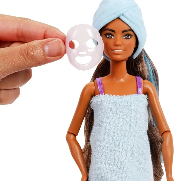 Barbie: Party Reveal niespodzianka lalka z brązowymi włosami - Mattel zdjęcie 4