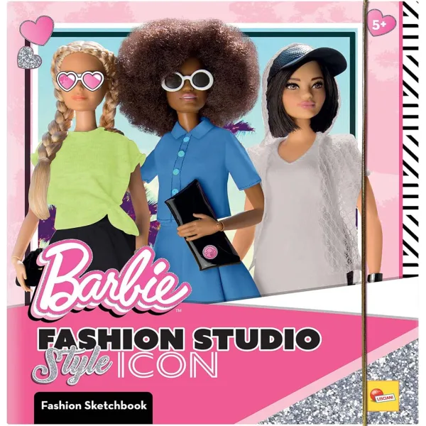 Barbie Style Icon zestaw do kolorowania i ubierania - Lisciani zdjęcie 1