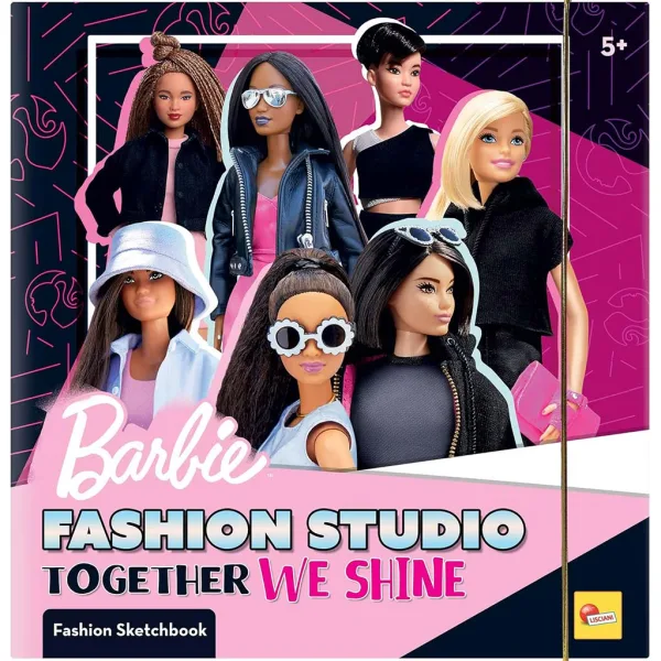Barbie Together We Shine zestaw do kolorowania i przebierania - Lisciani zdjęcie 1