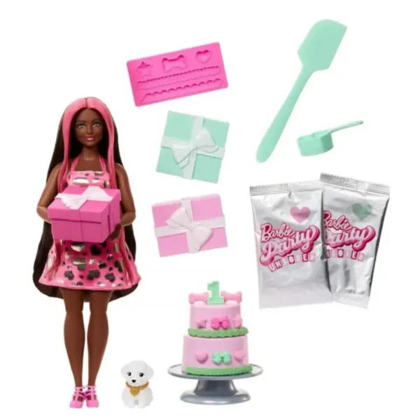 Barbie: Zestaw Niespodzianek na Imprezę - Mattel zdjęcie 2