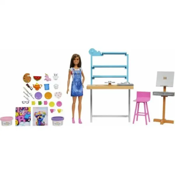 Barbie: Zestaw do zabawy Studio Kreatywne z lalką - Mattel zdjęcie 2
