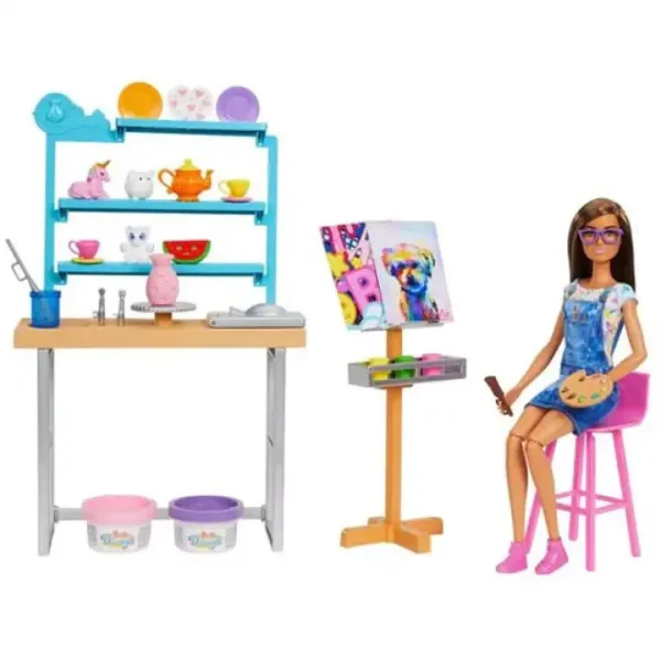 Barbie: Zestaw do zabawy Studio Kreatywne z lalką - Mattel zdjęcie 3