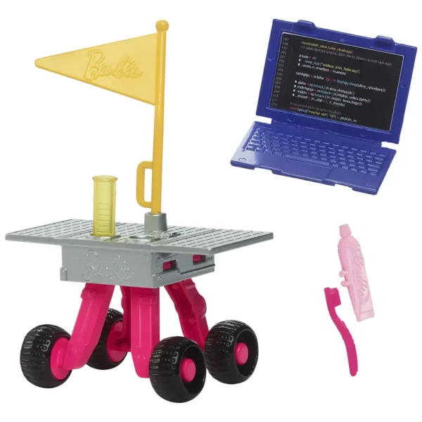 Barbie: Zestaw do zabawy z okazji 65. rocznicy kariery - Lalka astronautka z akcesoriami - Mattel zdjęcie 3
