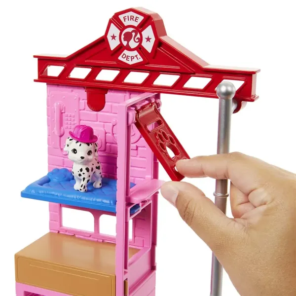Barbie: Zestaw zabawkowy remiza strażacka - Mattel zdjęcie 4