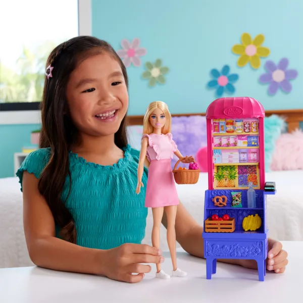 Barbie i Teresa: Przepis na przyjaźń – Zestaw do zabawy „Stoisko z przekąskami Barbie” – Mattel zdjęcie 3