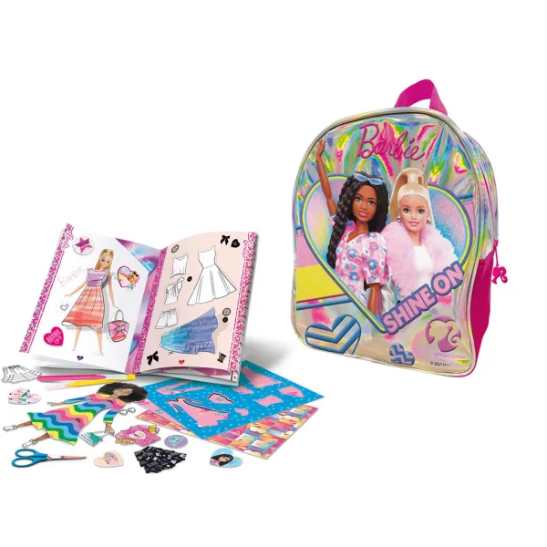 Barbie modna kolorowanka w plecaku - Lisciani zdjęcie 1