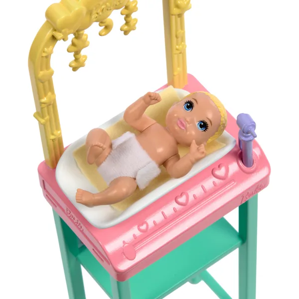 Barbie pediatra z brązowymi włosami – zestaw do zabawy z lalką kariery – Mattel zdjęcie 4