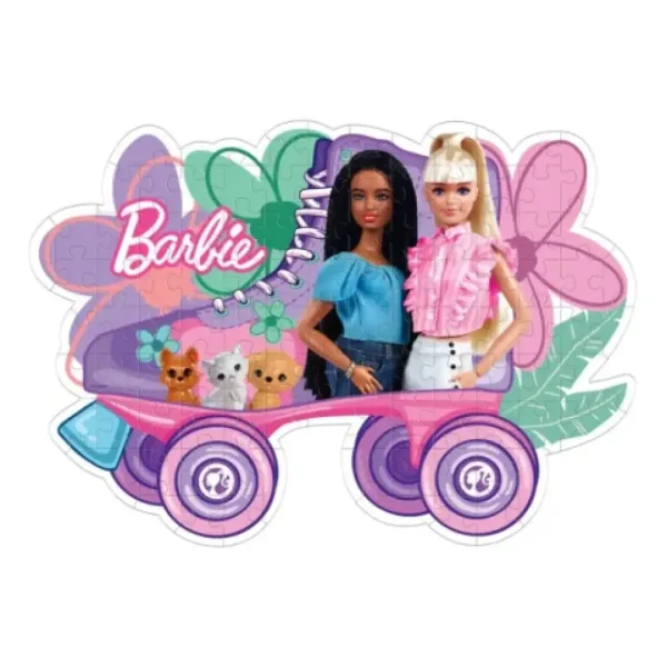 Barbie w rolkach Supercolor puzzle 104 elementów - Clementoni zdjęcie 2