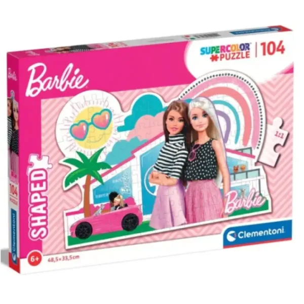 Barbie wakacyjny domek Supercolor 104-elementowe puzzle - Clementoni zdjęcie 1