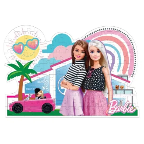 Barbie wakacyjny domek Supercolor 104-elementowe puzzle - Clementoni zdjęcie 2
