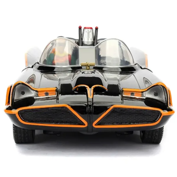Batman: Klasyczny Animowany TV Batmobile, metalowy składany samochód 1/24 - Simba Toys zdjęcie 5