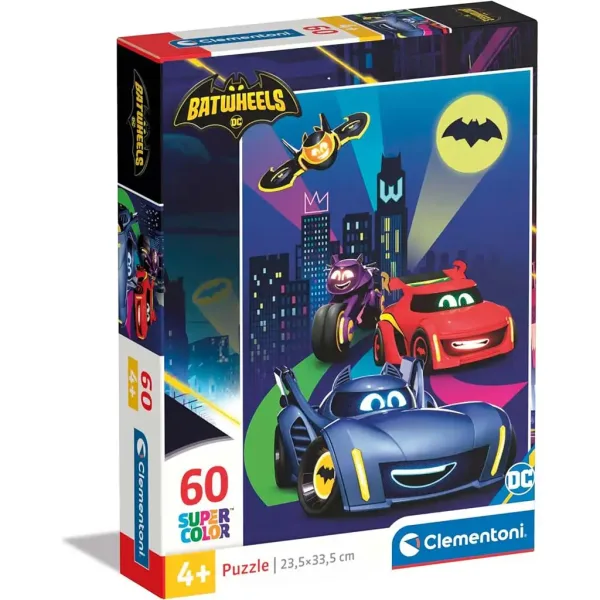 Batwheels 60-elementowa Supercolor układanka - Clementoni zdjęcie 1