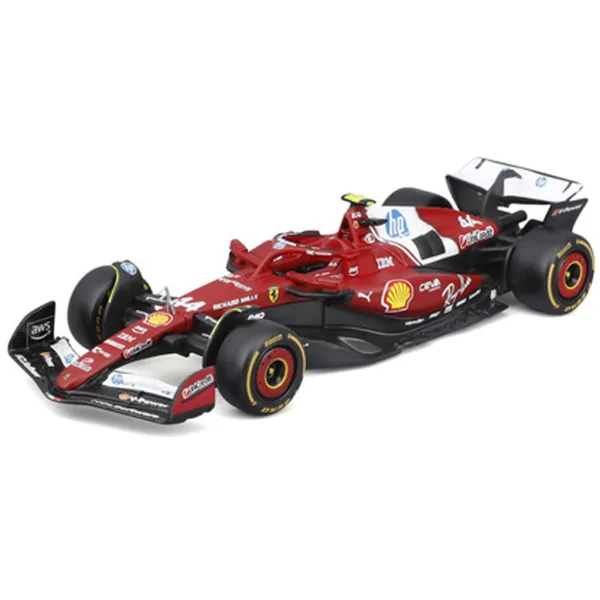 Bburago: Ferrari SF-25 — metalowy model bolidu F1 1/43 (Charles Leclerc #16) zdjęcie 2