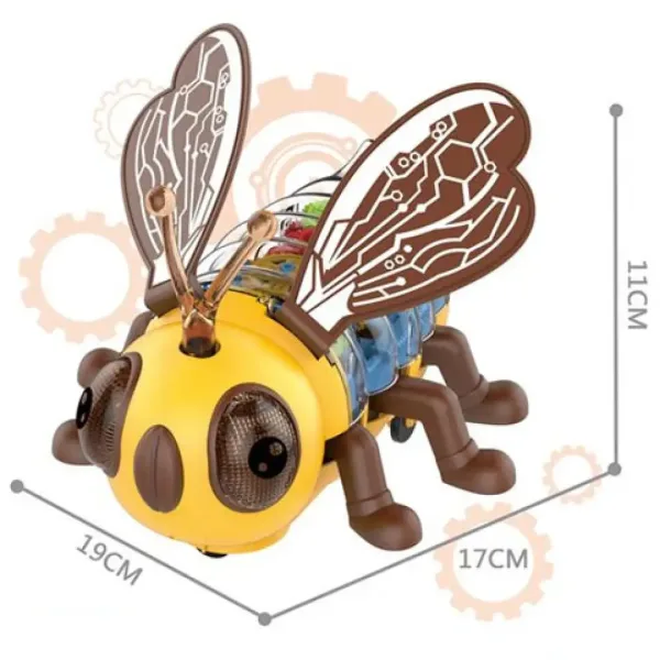Bee, szczęśliwa pszczółka z funkcją światła i ruchu, 17 cm zdjęcie 2