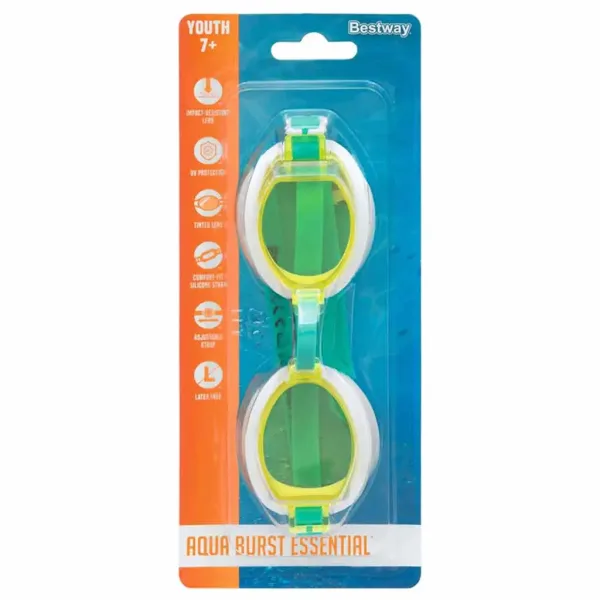 Bestway: Aqua Burst Essential™ okulary pływackie od 7 lat, różne kolory 1 sztuka zdjęcie 3