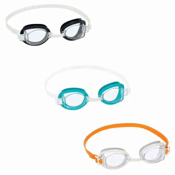 Bestway: Aqua Burst Essential™ okulary pływackie w różnych kolorach 1 sztuka zdjęcie 1