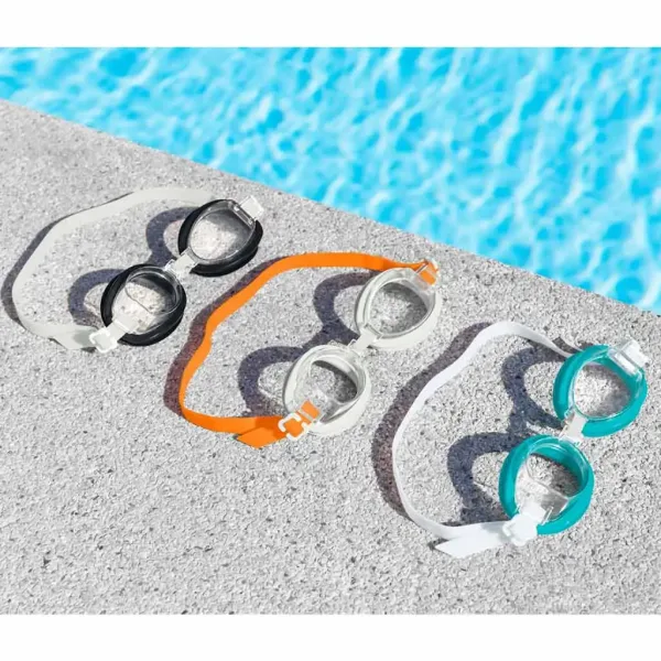 Bestway: Aqua Burst Essential™ okulary pływackie w różnych kolorach 1 sztuka zdjęcie 2
