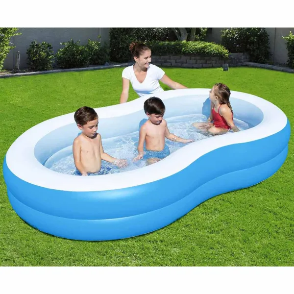 Bestway: Basen rodzinny Lagoon, owalny, dwuramienny, 262 x 157 x 46 cm zdjęcie 2