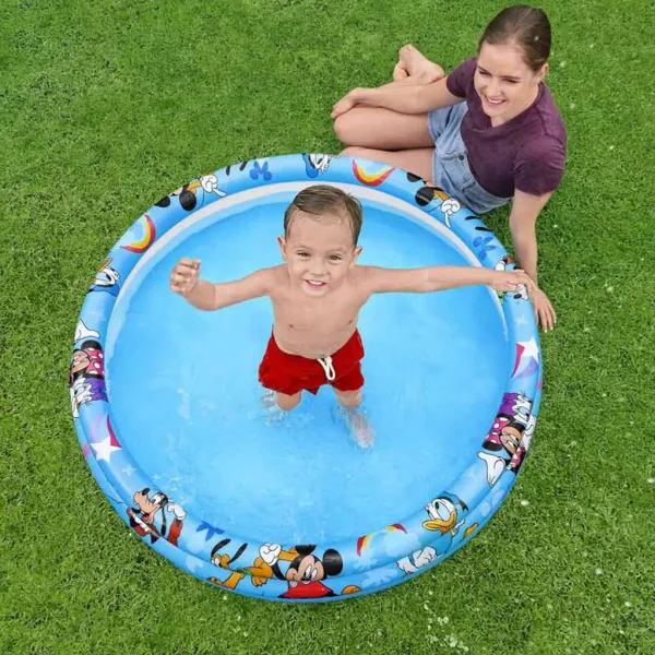 Bestway: Basenik do pluskania Disney Junior® Myszka Miki Ø 122 x 25 cm zdjęcie 5