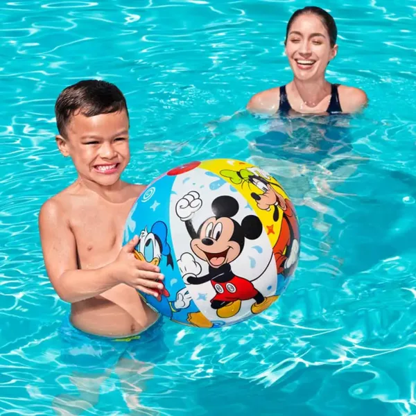 Bestway: Disney Junior® Piłka plażowa z Myszką Miki Ø 51 cm zdjęcie 2