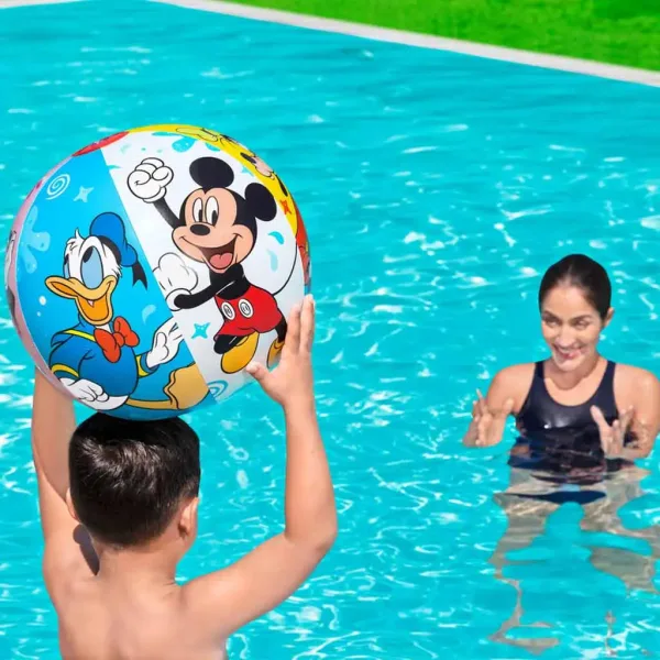 Bestway: Disney Junior® Piłka plażowa z Myszką Miki Ø 51 cm zdjęcie 4