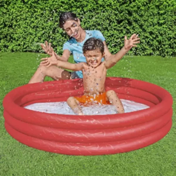 Bestway: Dmuchany basen dla dzieci z trzema pierścieniami 102 cm x 25 cm zdjęcie 3