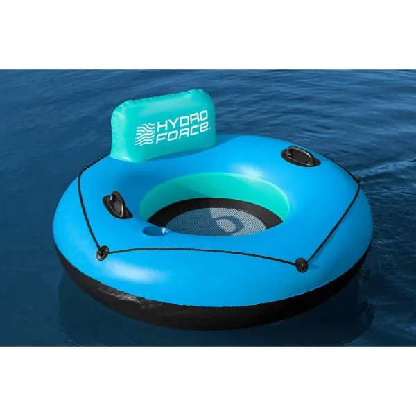 Bestway: Hydro Force® White Cap Rider™ dmuchany materac do pływania z oparciem 106 x 45 cm zdjęcie 3
