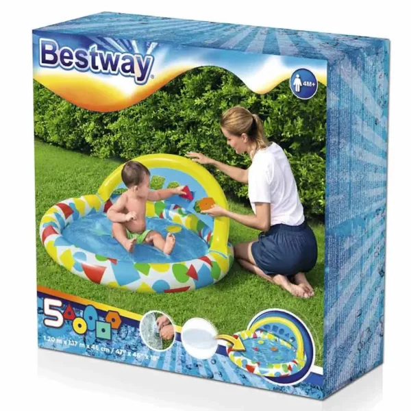 Bestway: Lil' Splash & Learn™ basenik 120 x 117 x 46 cm zdjęcie 3