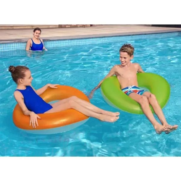 Bestway: Matowe dmuchane koło do pływania z neonowym wzorem, w dwóch wariantach, 91 cm, 1 szt. zdjęcie 4