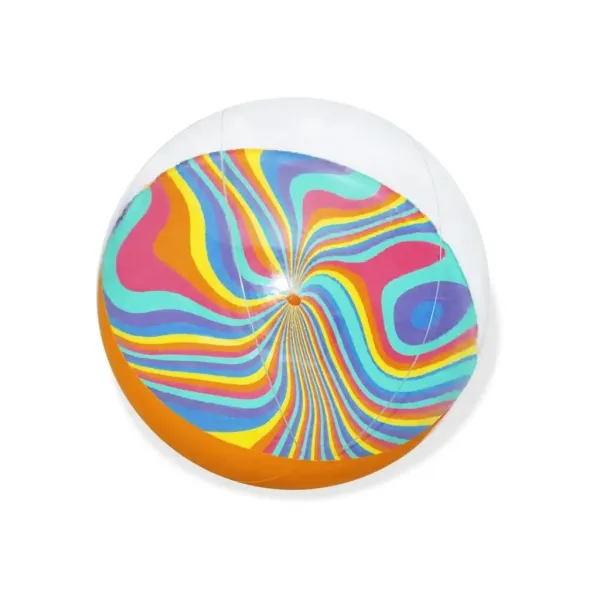 Bestway: Przecięta na pół kolorowa piłka plażowa 46 cm zdjęcie 1