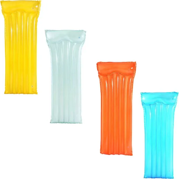 Bestway: Przezroczysty materac dmuchany w różnych kolorach 183x76 cm zdjęcie 1