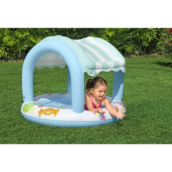 Bestway: Sweet Shoppe™ basenik do pluskania z daszkiem przeciwsłonecznym Ø 104 x 84 cm zdjęcie 3