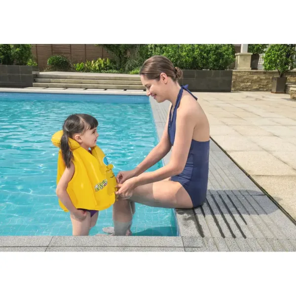 Bestway: Swim Safe - Dmuchana kamizelka do pływania dla dzieci 51x46 cm zdjęcie 2